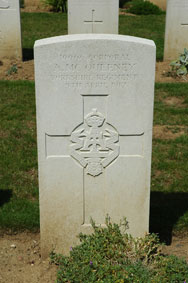 Corporal Andrew McQueeney, 10066.