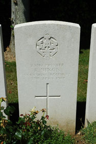 Private Fred Nixon, 23512. 