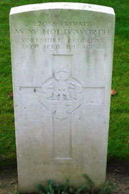 Private William Waddington Holdsworth, 27086. 