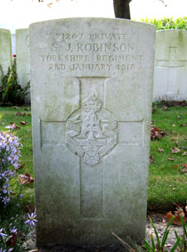 Private Samuel Joseph Robinson. 363704.