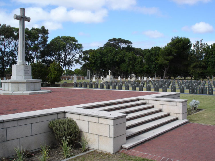 A View of Cape Town (Maitland) Cemetery, South Africa.