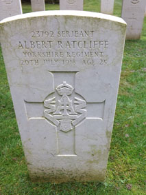 Serjeant Albert Ratcliffe. 23792. 