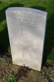 Private William Russell Green. 33514. 
