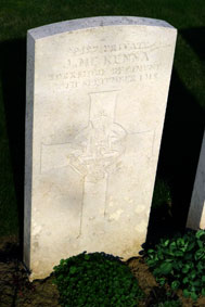 Private Joseph McKenna. 20187. 