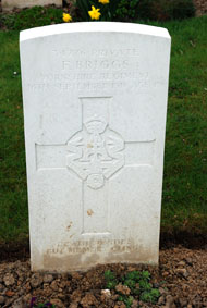 Private Fred Briggs. 34776.