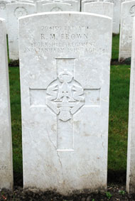 Private Robert Middleton Brown. 204159. 