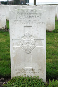 Private Samuel Kirk Lambert. 30337. 