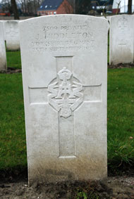 Private James Middleton. 7509. 