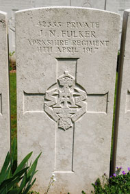 Private James Nathaniel Fulker, 42333. 