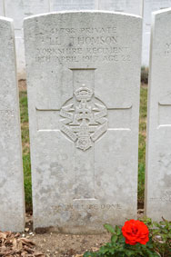 Private Llewellyn Thomson, 41798. 