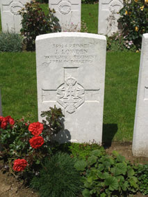Private Joseph Lowden (Lowdon), 35924.