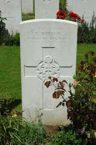 Private Ernest Robson, 61735.
