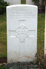Private Albert Trenholme. 3166. 
