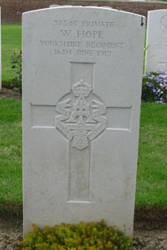 Private William Hope. 38505. 