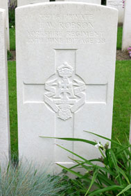 Private Thomas William Robson. 38716. 