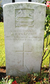 Private Harry Knaggs. 72496.