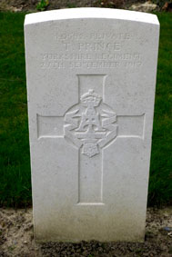 Private Thomas Prince. 40592.