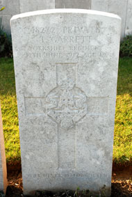 Private Thompson Garrett. 18272. 