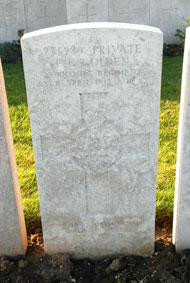 Private Frederick George Golden. 235239. 