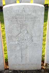 Private William Kemp, 17173. 
