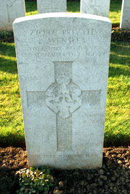 Private Percy Wensley. 27097.