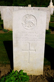 Private Frank Harker, 27360. 
