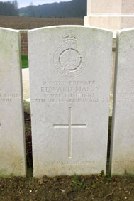 Private Edward Mason. 100029