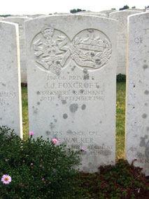 Private John Joseph Foxcroft. 19806.