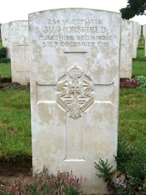 Private William Horsfield, 25656.