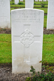 Private Thomas Christie. 17763. 