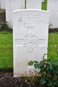 Private Percy Thompson. 10469.