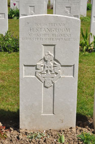 Private Herbert Stangroom. 20139.