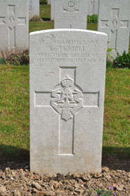 2nd Lieutenant Edgar Temple. 