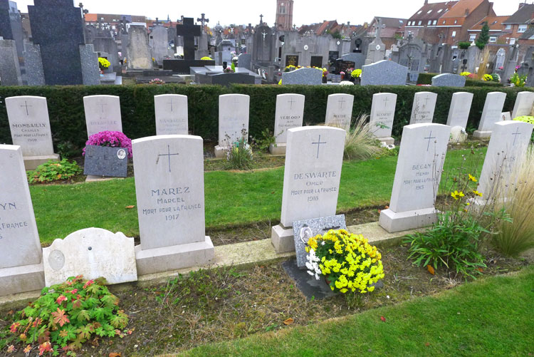 French War Graves (2), Hazebrouck Communal Cemetery