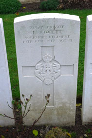 Private Thomas Jowett. 22927. 