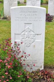 Private William Geoffrey Allen. 42254. 