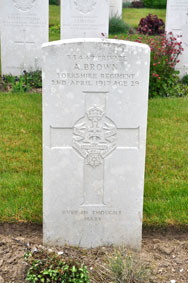 Private Allan Brown. 33447.