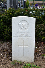 Private James Jowes. 34920. 