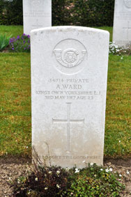 Private Anthony Ward. 34714. 