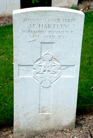 Lance Serjeant Maynard Hartley. 200997