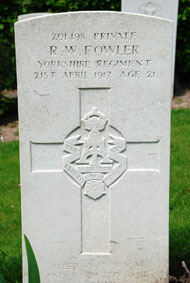 Private Robert William Fowler. 201498. 