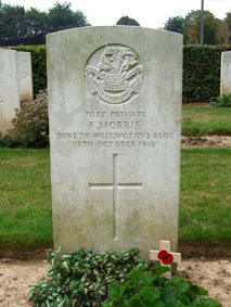 Private Fred Morris. 7035.