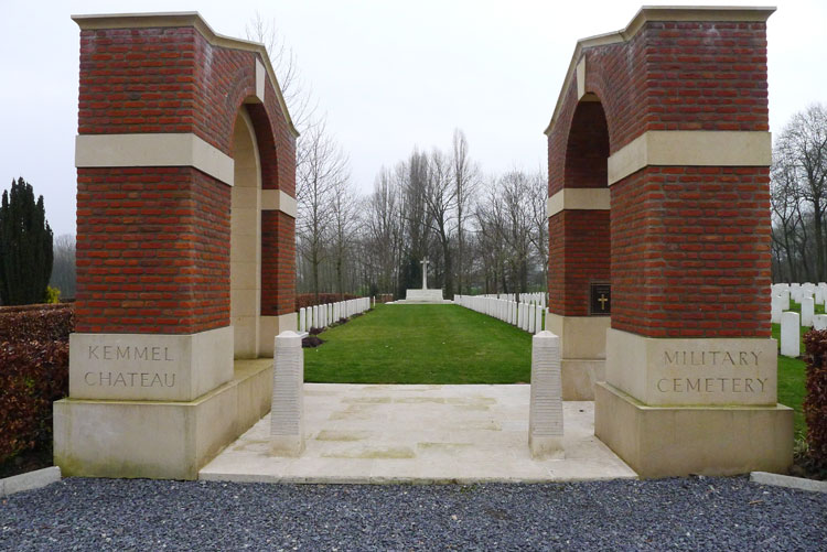 Entrance to the Kemmel Chateau Military Cemetery