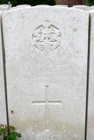 An unkown soldier of the Yorkshire Regiment.