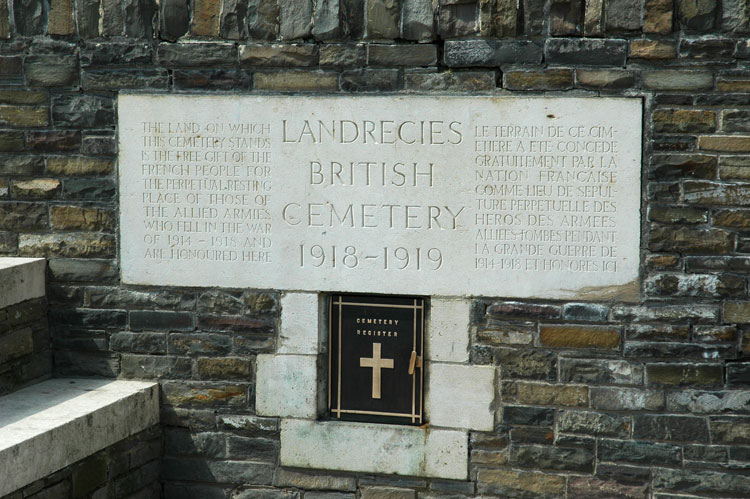 The Commemoration of Landrecies British Cemetery