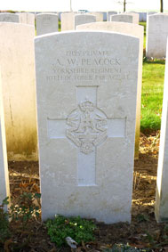 Private Anthony Willis Peacock. 12125