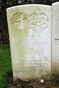 Private John Haynes, 7502. 