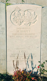 Private Harry Shutt. 24811