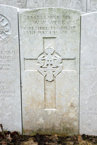 Lance Corporal William Wise Webb. 29672. 