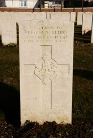 Lance Corporal Fred Blackburn. 23147. 